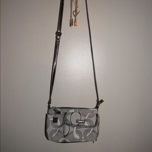 Black/grey Rosetti Crossbody